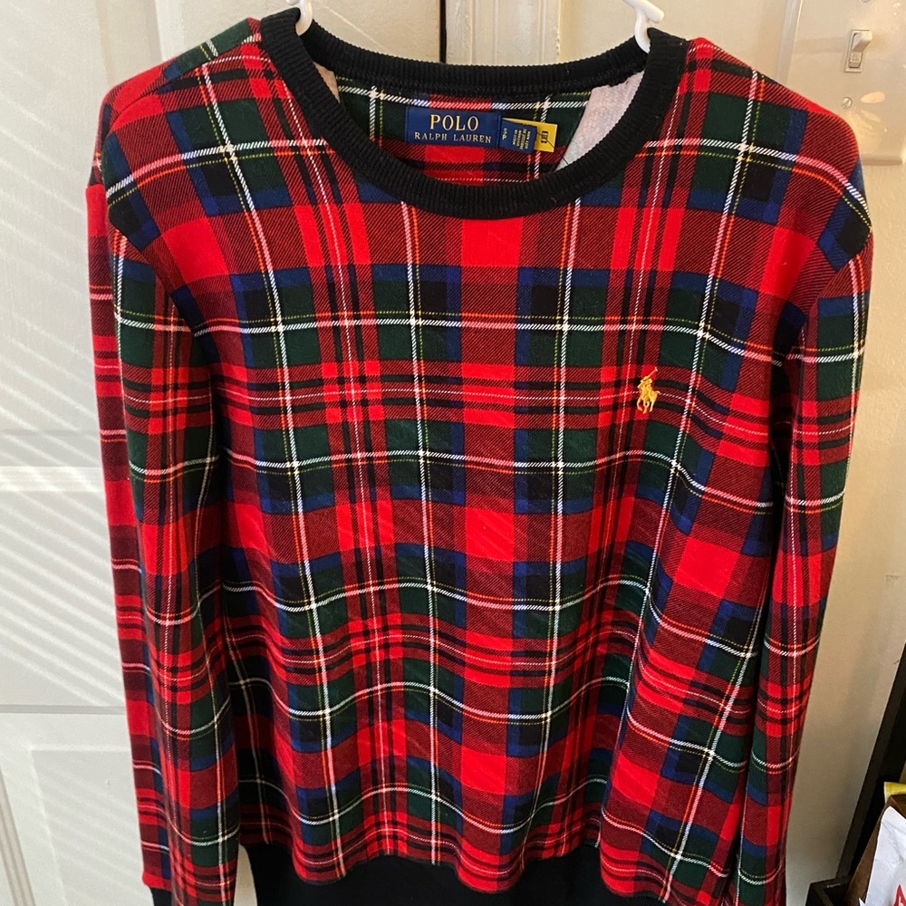 Polo Ralph Lauren Red Plaid Sweater